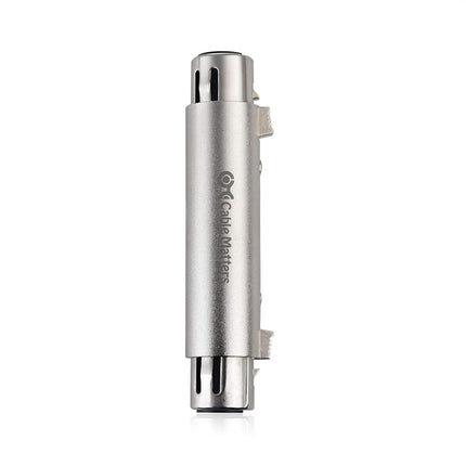 Cable Matters 2-Pack XLR to XLR Gender Changer Adapter - Female to Female