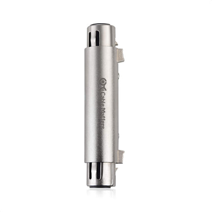 Cable Matters, paquete de 2 adaptadores de cambio de género XLR a XLR - Hembra a hembra