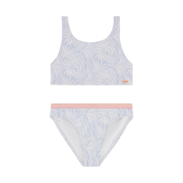 Roxy Girls' Two-Piece Bikini Swimsuit Set, UPF 50+