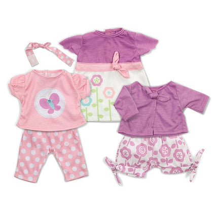 Melissa & Doug Mine to Love Mix & Match Fashion Doll Clothes for 12”-18” Dolls (6Piece)
