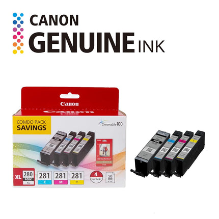 PGI-280 XL/CLI-281 BKCMY 5 Color Value Pack