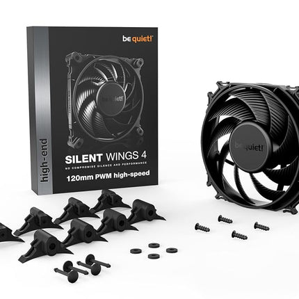 be quiet! Silent Wings 4 120mm PWM High-Speed Fan, Fluid-Dynamic Bearing