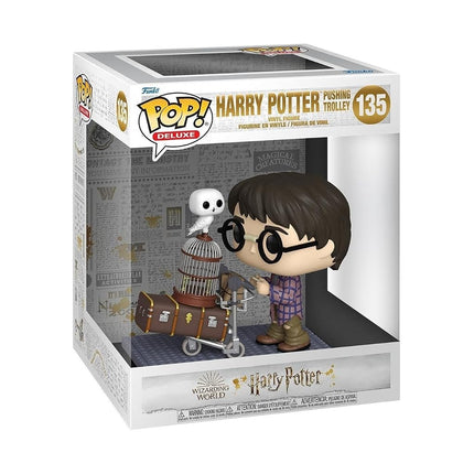 Pop Harry Potter Harry Pushing Trolley Vinyl Figur