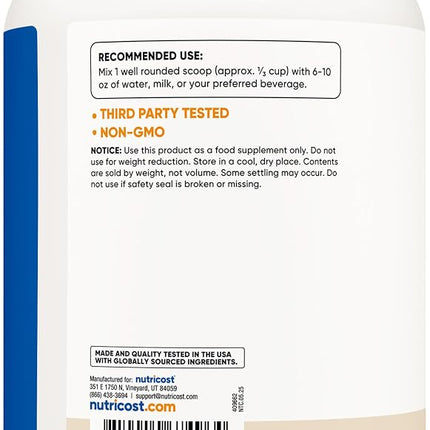 Nutricost Whey Protein Isolate (Cookies N Cream, 2 Pounds)