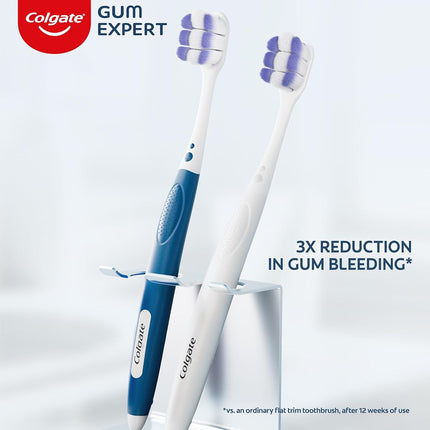 Colgate Gum Expert Ultra Soft Toothbrush Pack, Extra Soft for Sensitive Gums, Bleeding and Irritation, 2 Pack