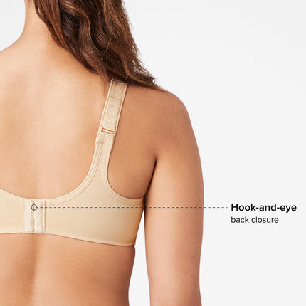 Wacoal Womens Simone Sport Unlined Full Coverage Underwire Sports Bra, 855170, Hot Fudge, 38 E