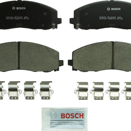 BOSCH BC1589 QuietCast Premium Ceramic Disc Brake Pad Set - Compatible with Select Chrysler Pacifica, Town & Country, Voyager; Dodge Grand Caravan, Journey; Jeep Gladiator; Ram C/V + More; FRONT