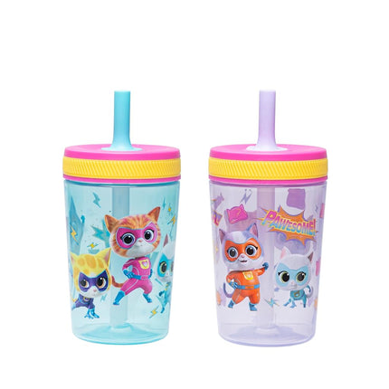 Zak Designs Disney Super Kitties Kelso 15oz Leak-P