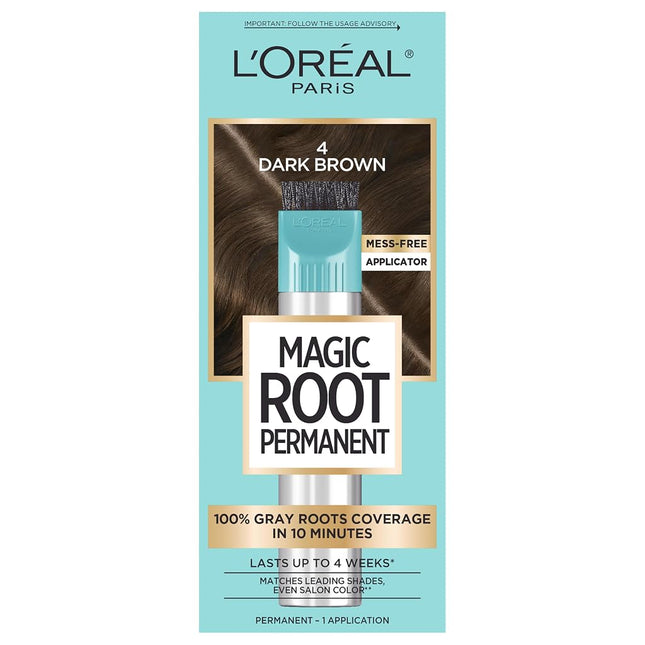 L'Oréal Paris Root Rescue Hair Color, 4 Dark Brown