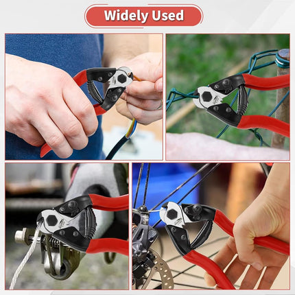 HOUSERAN 8 Inch Cable Cutters Heavy Duty, Seal Cutter for Truck Driver