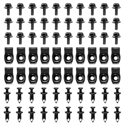 GOOACC 70PCS Engine Under Cover Splash Shield Guar