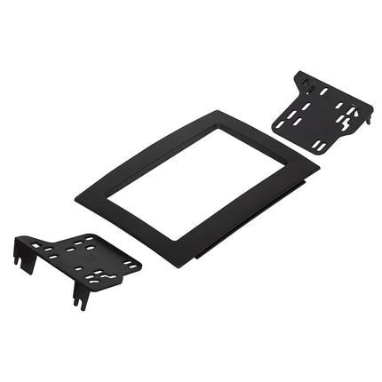 ECOTRIC Double Din Radio Stereo Kit Compatible with 06-10 Dodge Ram 1500 2500 3500 Chassis Cab Dash Bezel Installation Kit w/Wiring Harness