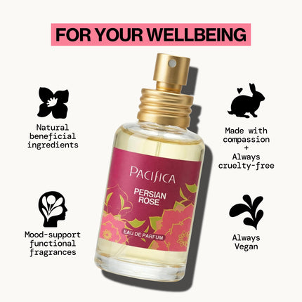 Pacifica Beauty Spray Perfume, Persian Rose, 1 Fluid Ounce