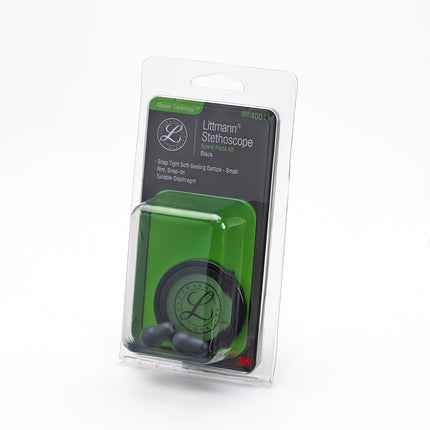 3M Littmann Stethoscope Spare Parts Kit, Master Cardiology, Black, 40011
