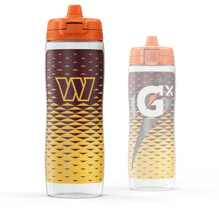 Gatorade Gx NFL Non-Slip Squeeze Bottles, 30 fl oz