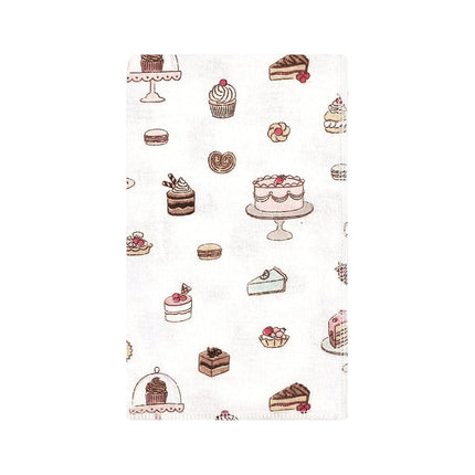 Hudson Baby Unisex Baby Cotton Flannel Burp Cloths, Sweet Bakery, One Size