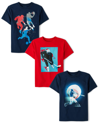 The Children's Place Baby Boys' Sports Short Sleev