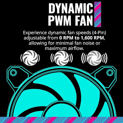 Cooler Master MasterFan MF140 Halo2 White