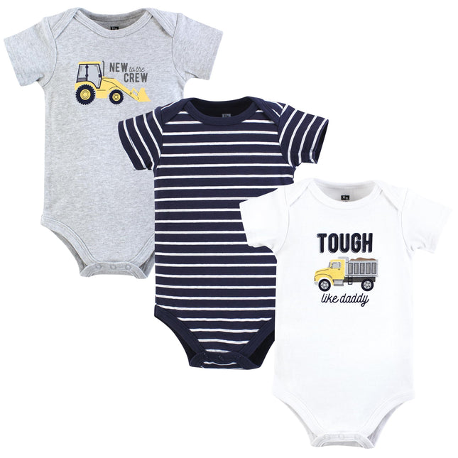 Hudson Baby Unisex Baby Holiday Cotton Bodysuits, 