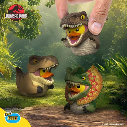 TUBBZ Jurassic Park Velociraptor Rubber Duck Movies Collectible Toys Mini