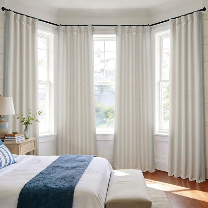 HPD Half Price Drapes Faux Linen Textured Room Darkening Curtains for Bedroom 108 Inches Long (1 Panel), 50W X 108L Curtains for Living Room Home Decor, Birch