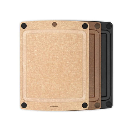Epicurean All-in-One Series Cutting Board, 37 x 28.5 x 0.6cm - Natural