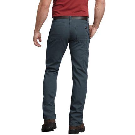 Dickies Men's Tough Max Duck Carpenter Pant, Stonewashed Diesel Gray, 36W x 30L