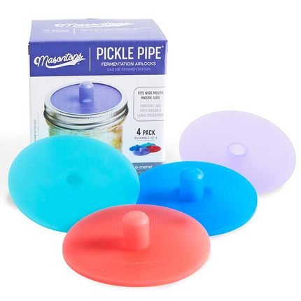 Masontops Pickle Pipe - One-Piece Silicone Waterle