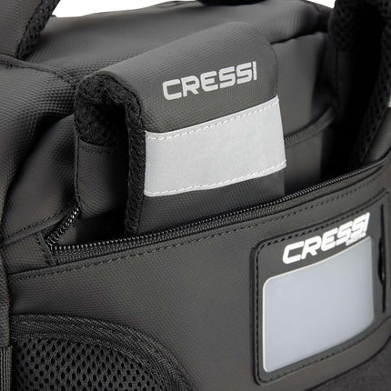 Cressi Malpelo Premium Backpack - Sporty, Lightweight and Compact Casual Backpack, Black, 40 L, Unisex Adult