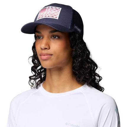Columbia Unisex Unisex PFG Fish Flag Mesh Snap Back Hat