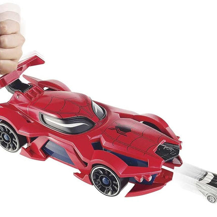 Hot Wheels Marvel Spider-Man Web-Car Launcher