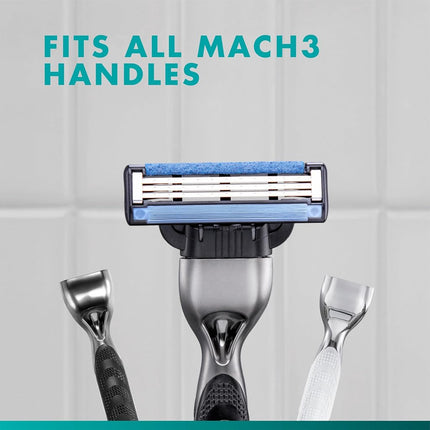 Gillette Mach3 Mens Razor Blade Refills, 15 Count