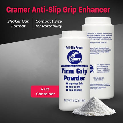 Cramer Firm Grip, Anti-Slip Grip Enhancer Powder for Sweaty Activities, 4 Ounce