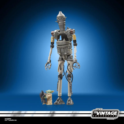 Star Wars The Vintage Collection IG-12, Grogu & Anzellan, Deluxe The Mandalorian 9.5-cm Action Figure Set