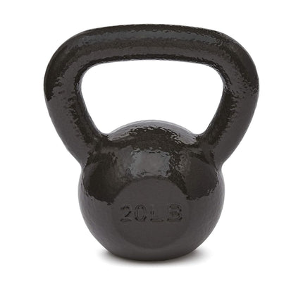 Amazon Basics Cast Iron Kettlebell with Enamel Finish,20lbs / 9kgs, Black