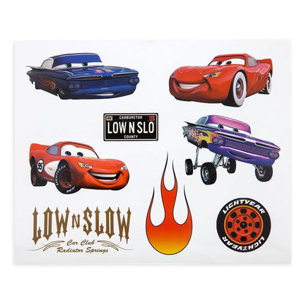 Disney Pixar Car Play Set - Toolbox Case with Lightning McQueen & Ramone Die Cast Cars, Launcher, Body Shop, Turntable, Track & More
