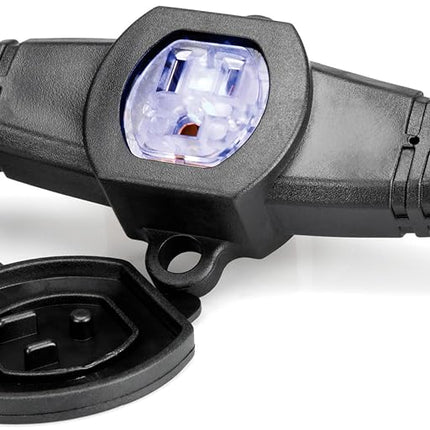 Hosa Power Distribution Cord, 6 X NEMA 5-15R to NEMA 5-15P, 14 AWG x 3 OFC, 30 ft