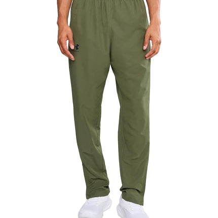 Under Armour Men's Rival Woven Windbreaker Pants, (390) Marine Od Green / / Black, 4X-Large Tall