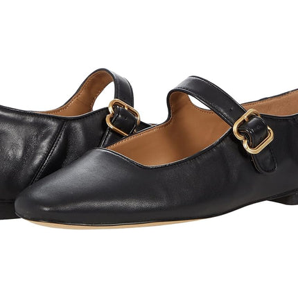 Sam Edelman Women's Michaela Mary Jane Flat Black 6 Medium