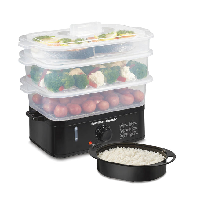 Hamilton Beach Electric Food Steamer, Rice Cooker 
