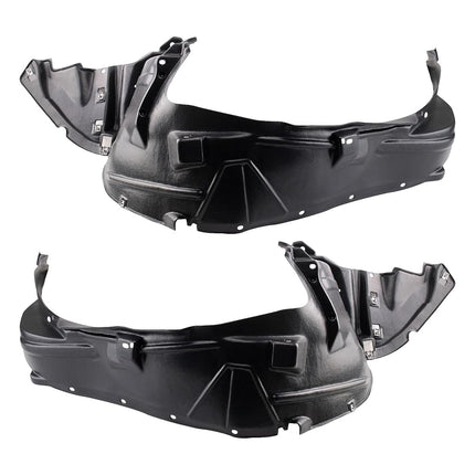TRQ Front Inner Fender Liner Set Compatible with 2