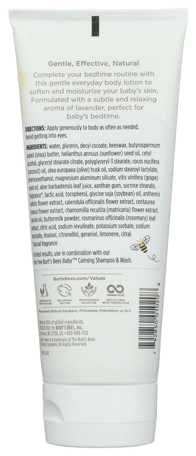 Burt's Bees Bébé Lait Nourrissant Apaisant - Lotion de 170g