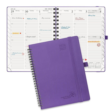 POPRUN Planner 2026-2027 (Medium - 6.5'' x 8.5'') 