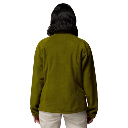 Columbia Women's Benton Springs Full Zip Fleece Jacket, Mossy Green, 2X