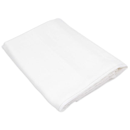 HonestBaby Lot de 3 langes en coton biologique, Blanc éclatant, Taille unique