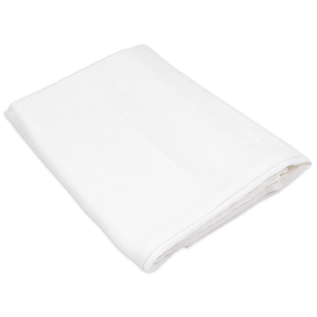 HonestBaby Baby 3-Pack Organic Cotton Swaddle Blankets, Bright White, One Size
