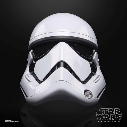 Star Wars The Black Series Casque Électronique Premium Stormtrooper du Premier Ordre, Article de Collection de Jeu de Rôle Le Dernier Jedi
