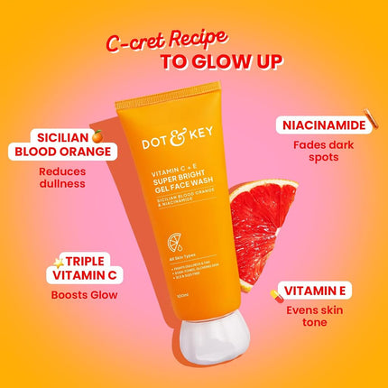 Dot & Key Vitamin C+E Gel Facewash