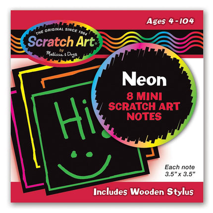 Melissa & Doug Neon Mini Scratch Notes