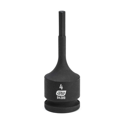 GEARWRENCH 3/8" Drive Hex Bit Impact Metric Socket 4mm - 84389